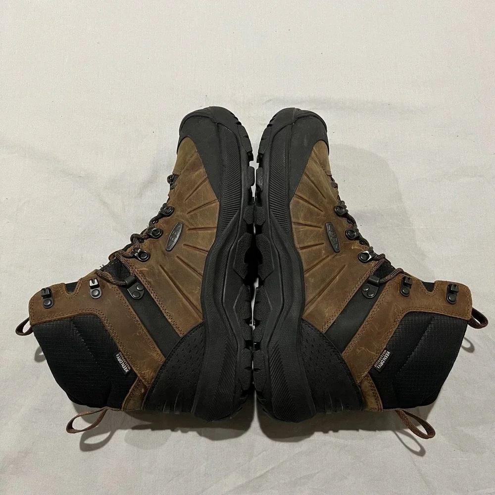 NWOB Keen Revel IV Mid Polar Mens Brown Black Outdoor Winter Hiking Boots 11